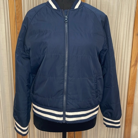 Girls Uniform Bomber Jacket - Tidal - Picture 3 of 8